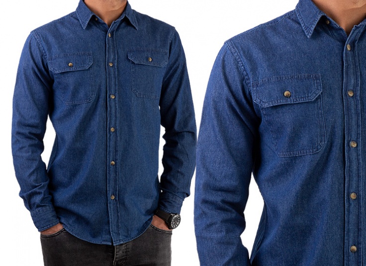 پیراهن جین مردانه wrangler