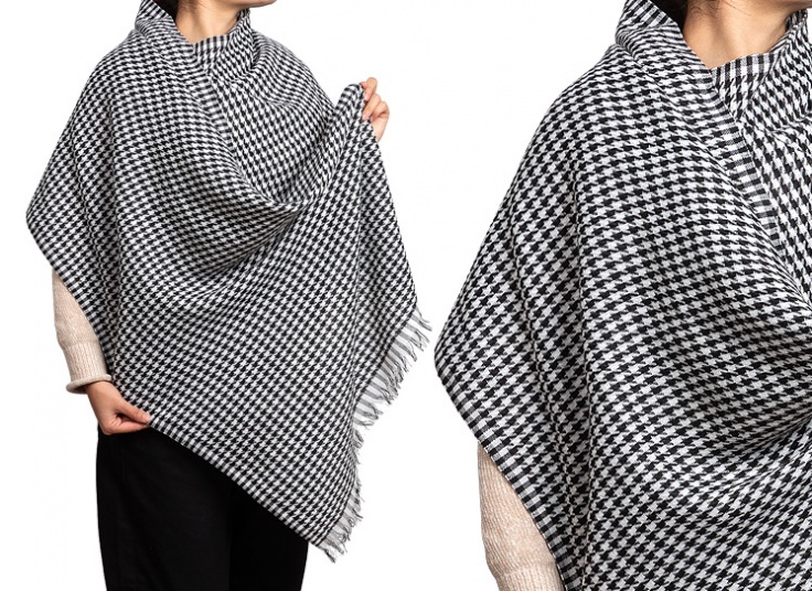 شال بافت مدل پیچازی