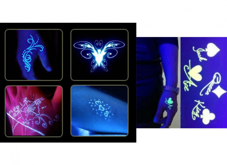 برچسب تاتو موقت شبرنگ