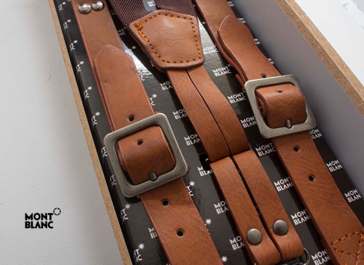 ساسپندر کش و چرم MontBlanc