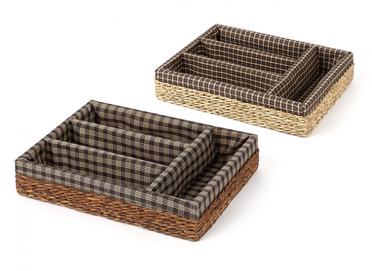 ارگانایزر حصیری قاشق و چنگال