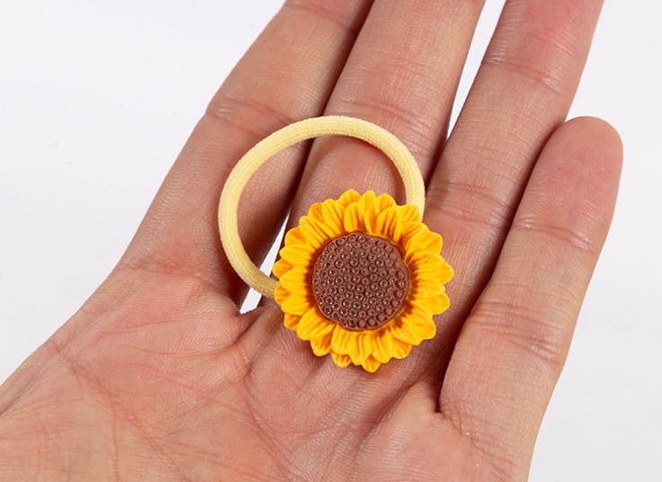 گیره و کش مو طرح آفتابگردان