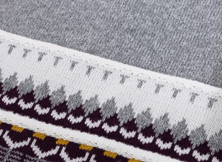 بلوز بافت مردانه طرح ژاکارد