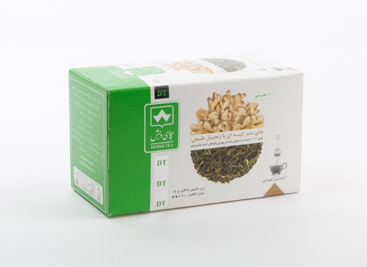 انواع چای سبز کیسه ای دبش