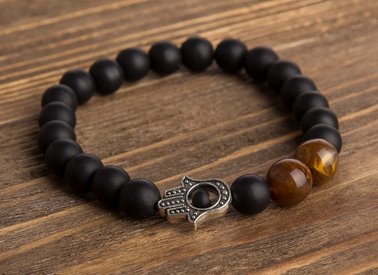 دستبند مهره ای اونیکس