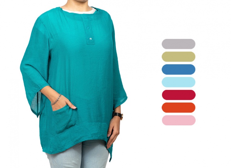 شومیز 3 دکمه زنانه