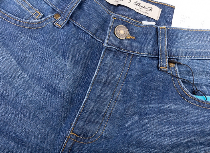 شلوارک جین مردانه زا‌پ‌دار Denim