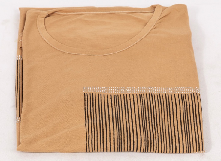 تیشرت زنانه سایز بزرگ طرحدار