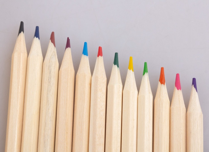 مداد رنگی جعبه چوبی Huifeng