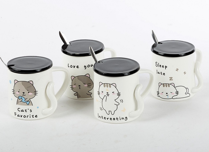 ماگ سرامیکی متنوع درب دار