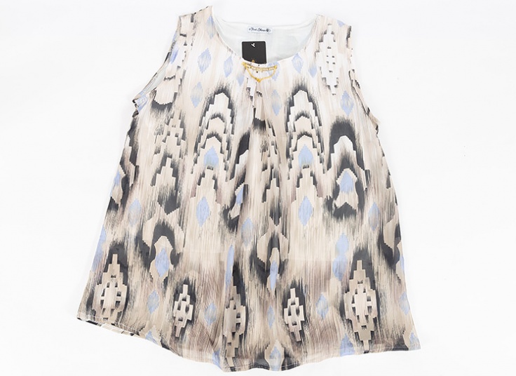 تاپ طرح دار حریر زنانه