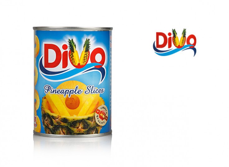 کمپوت آناناس حلقه ای Divo