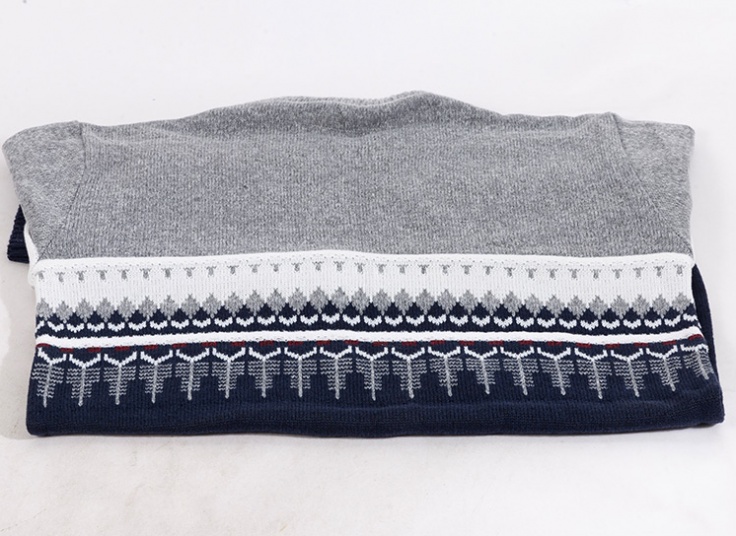 بلوز بافت مردانه طرح ژاکارد