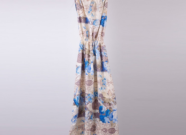 پیراهن ساحلی طرحدار زنانه