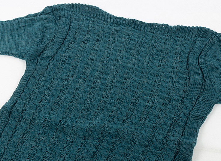 تونیک بافت یقه خشتی