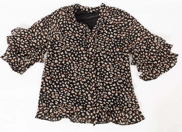 بلوز حریر گره ای