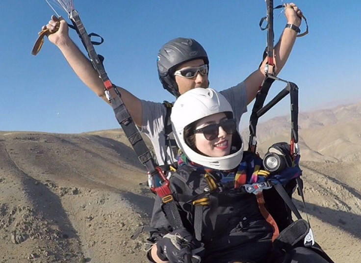پرواز با پاراگلايدر كاپيتان فلای خلبان اصغری