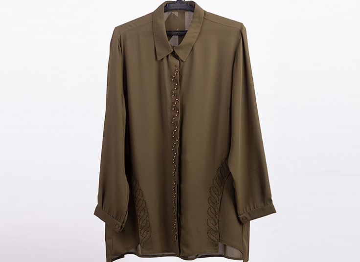 شومیز بلند کرپ حریر زنانه