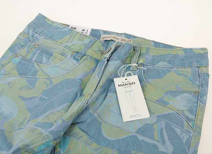 شلوار جین زنانه طرحدار MANGO