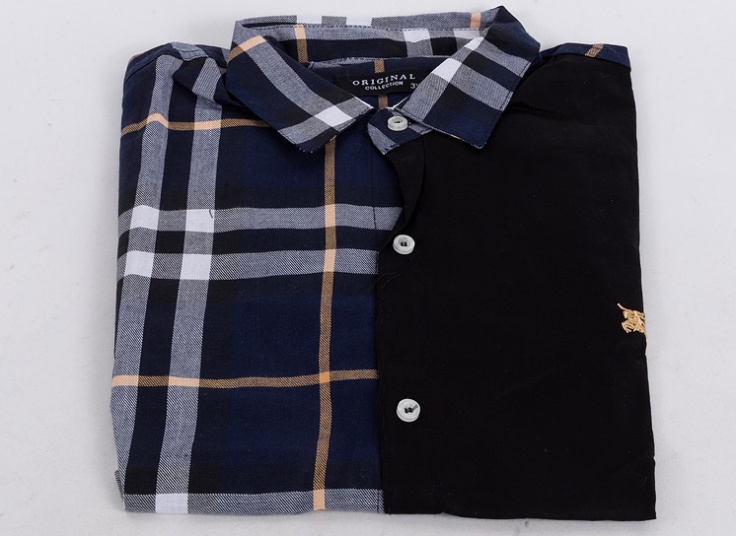 پیراهن چهارخانه مردانه طرح Burberry