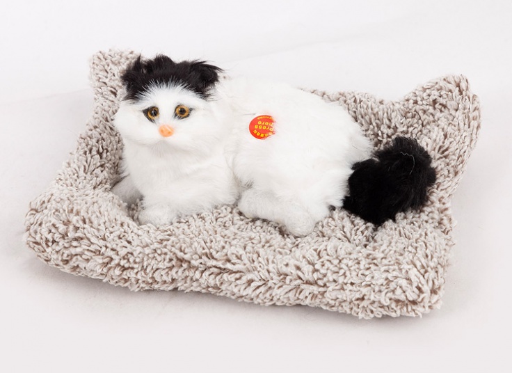 عروسک گربه بالشتی صدادار