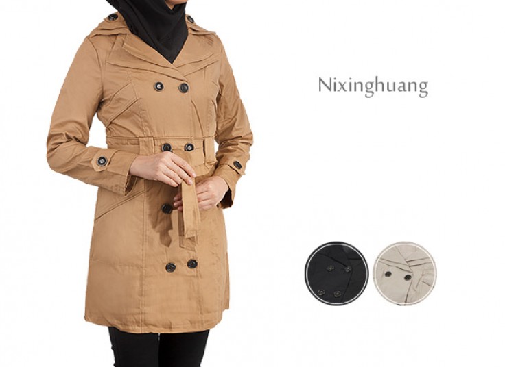 بارانی زنانه Nixinghuang
