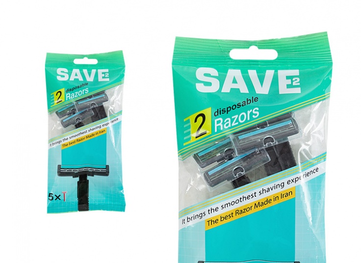 پکیج 5 عددی تیغ اصلاح Save2