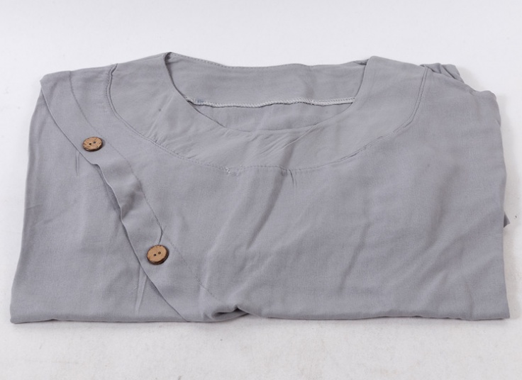 تونیک زنانه نخی قاپک دار