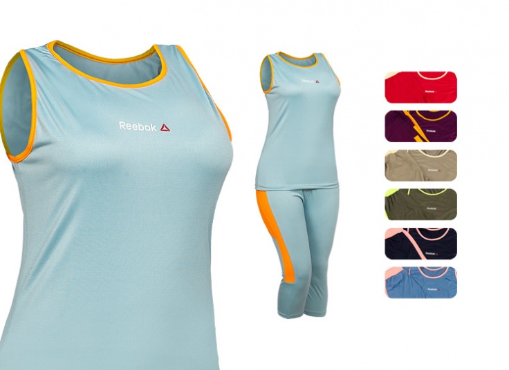 تاپ شلوارک طرح Reebok