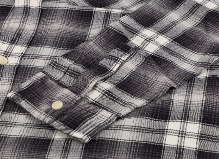 پیراهن پشمی چهارخانه مردانه