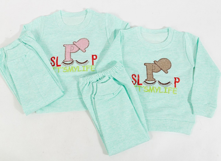 بلوز شلوار دخترانه تکه دوزی