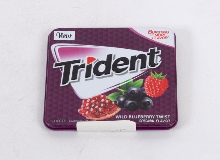 آدامس Trident جعبه فلزی