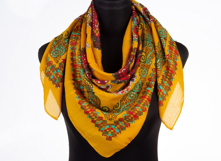 روسری نخی بته جقه Golden dot