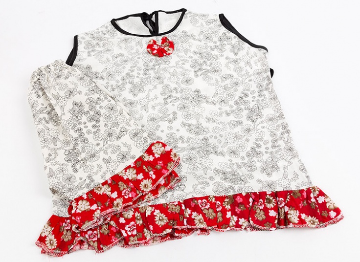 ست تاپ شلوارک دخترانه Papillon