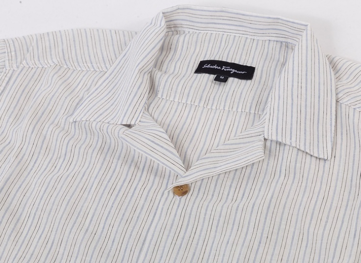 پیراهن یقه انگلیسی آستین کوتاه