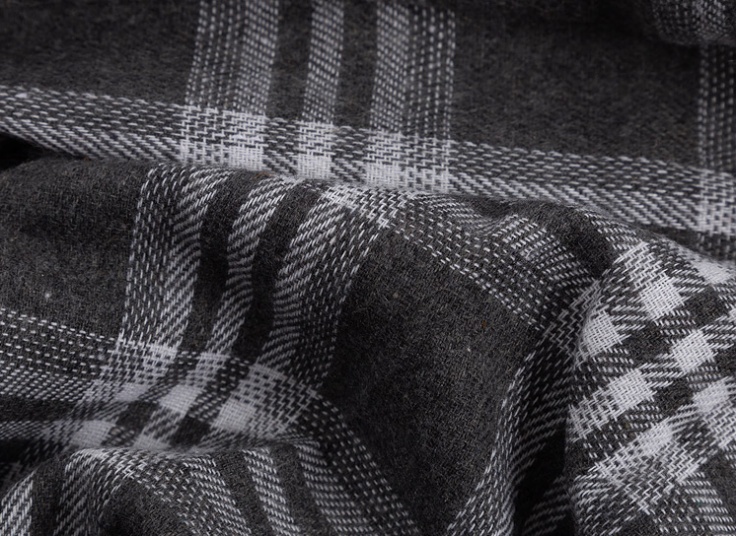 مانتو پشمی چهارخانه