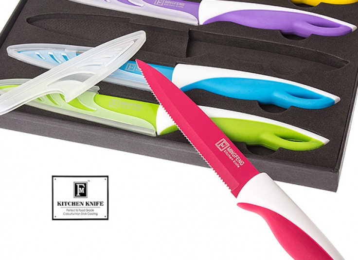 ست چاقو رنگی MINGFENG Kitchen Knife