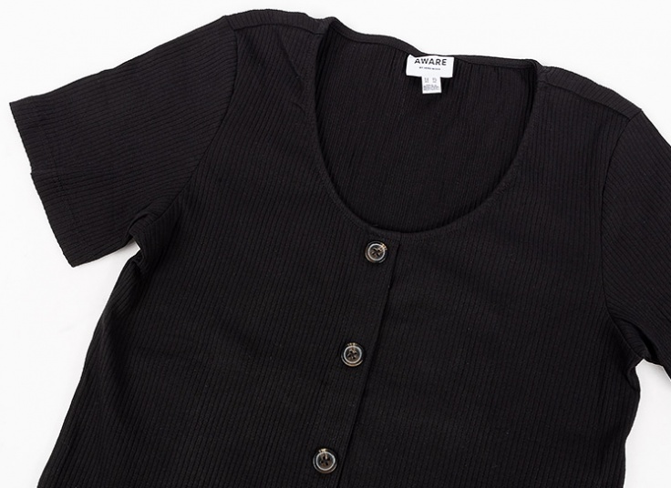 تیشرت دکمه دار کبریتی Aware