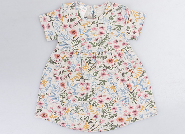 پیراهن گلدار دخترانه Zara