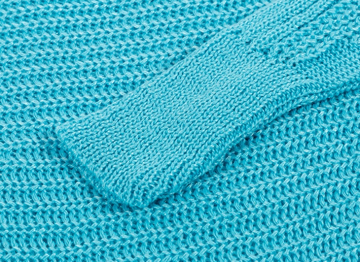 نیم تنه بافت یقه گرد