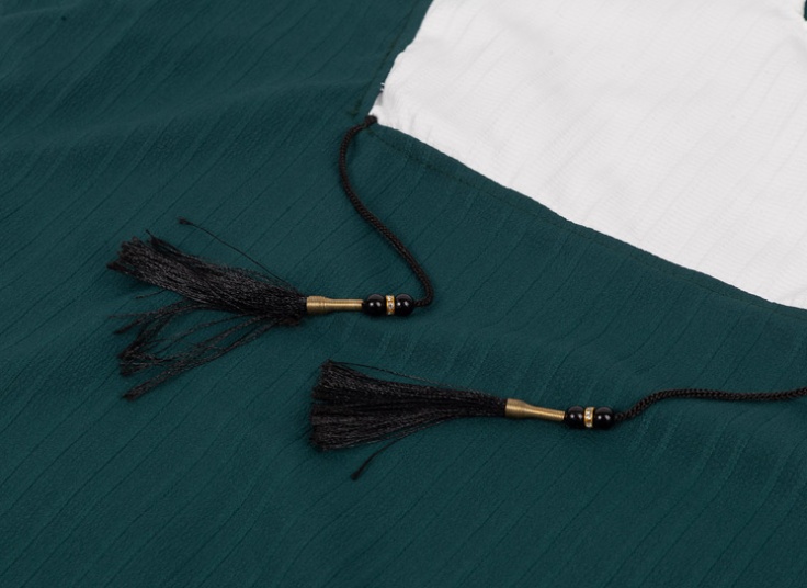 تونیک یقه کوبایی منگوله دار