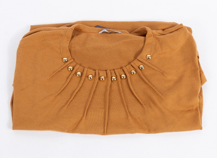 بلوز بافت زنانه جلو پیله دار