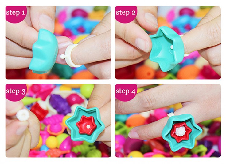 ست اسباب بازی جواهر سازی Pop Beads