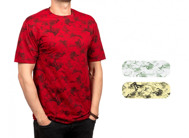 تیشرت مردانه طرح LV