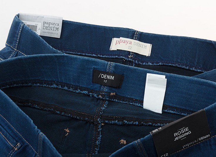 لگ طرح جین Papaya