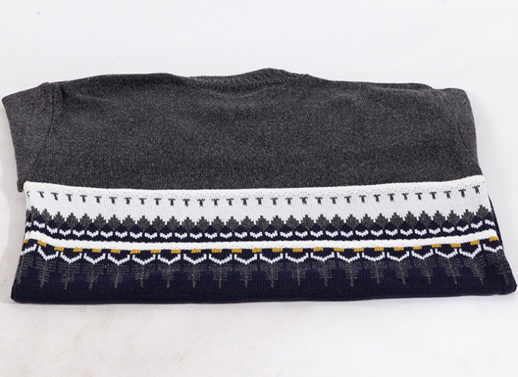 بلوز بافت مردانه طرح ژاکارد