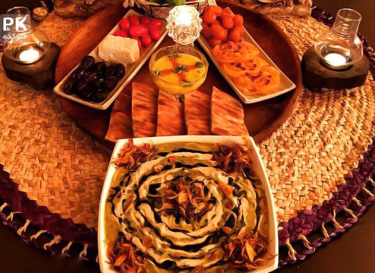 منوی افطار در رستوران سنتی سایمان