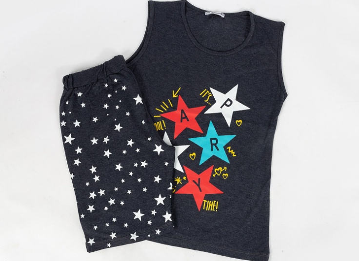 تاپ شلوارک چاپ ستاره