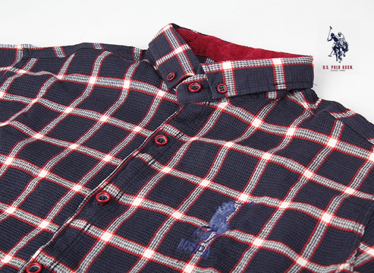 شومیز زنانه چهارخانه POLO