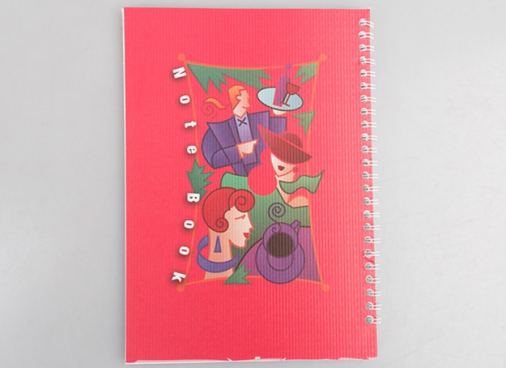 دفتر نقاشی سیمی طرحدار